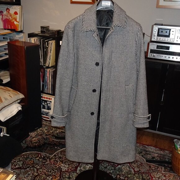 Men's H&M Herringbone Coat - Picture 1 of 4